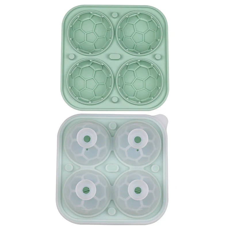 Silicone ice mold in football shape