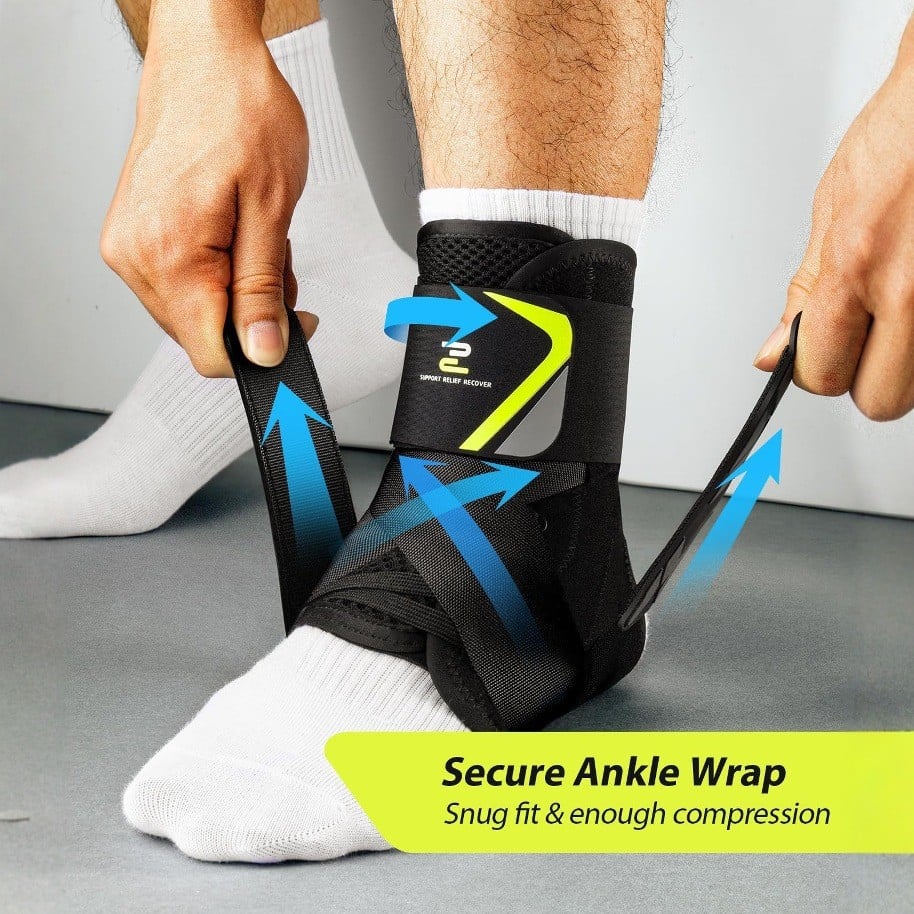 🔥Instant-Fit ankle support – side-stabilized, non-slip🎯