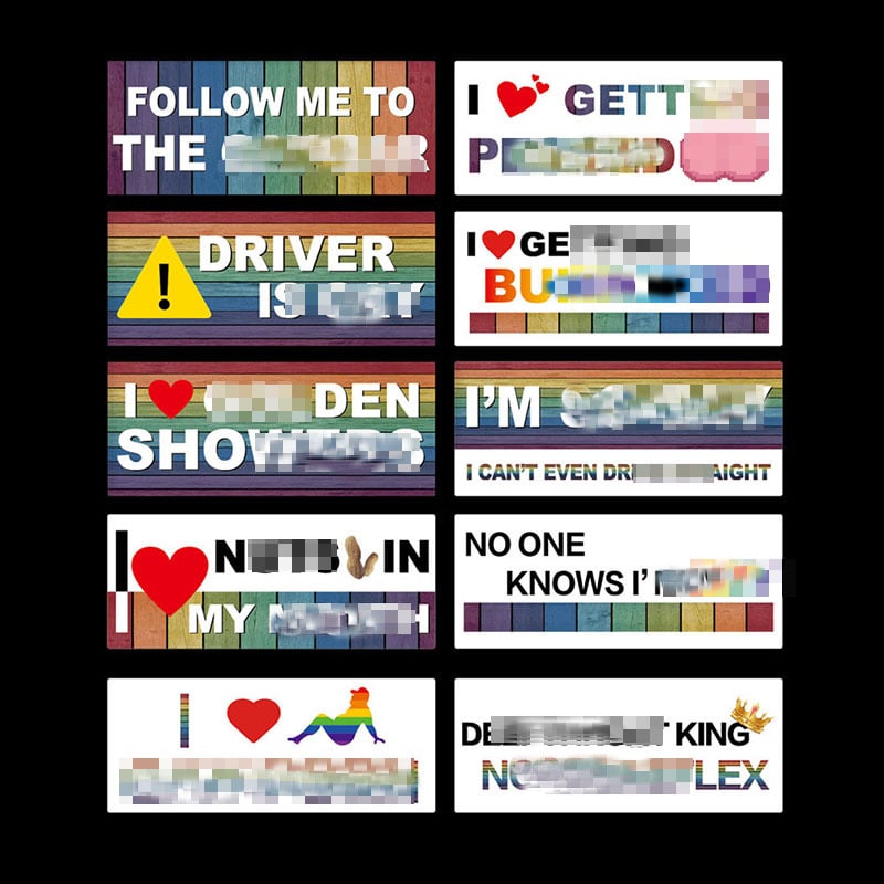 Special Offer: 49% off 🔥 10 bumper stickers