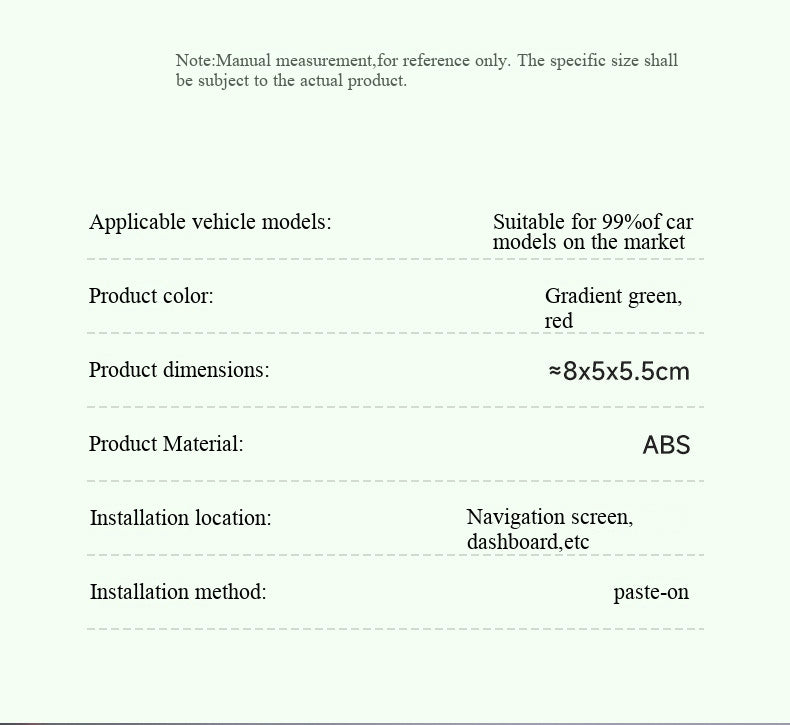 Wiggly Apple Car Decor for Dashboard - Cute Dashboard Ornament