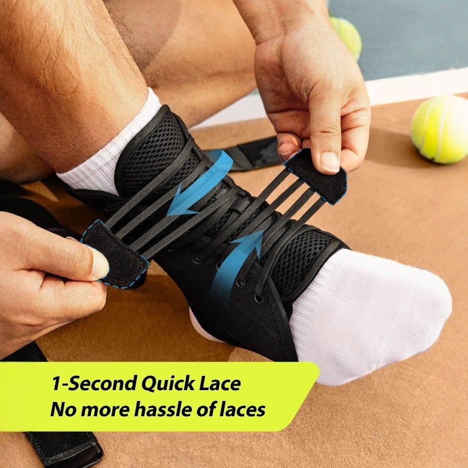 🔥Instant-Fit ankle support – side-stabilized, non-slip🎯
