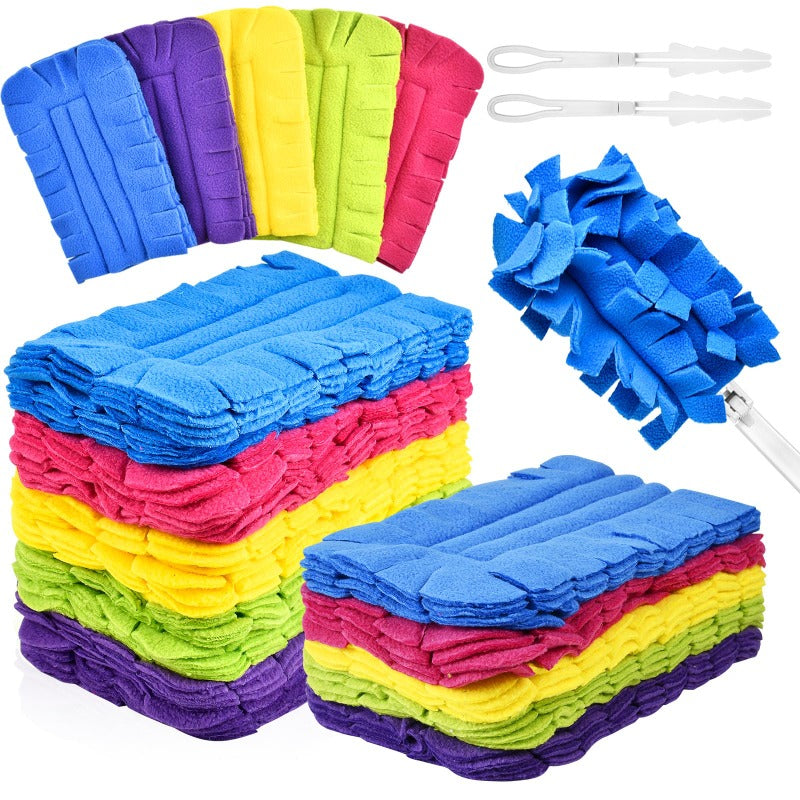 Reusable fleece cleaning clot