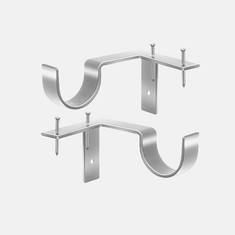 🔧Curtain rod holders without drilling – Strong & Gentle installation