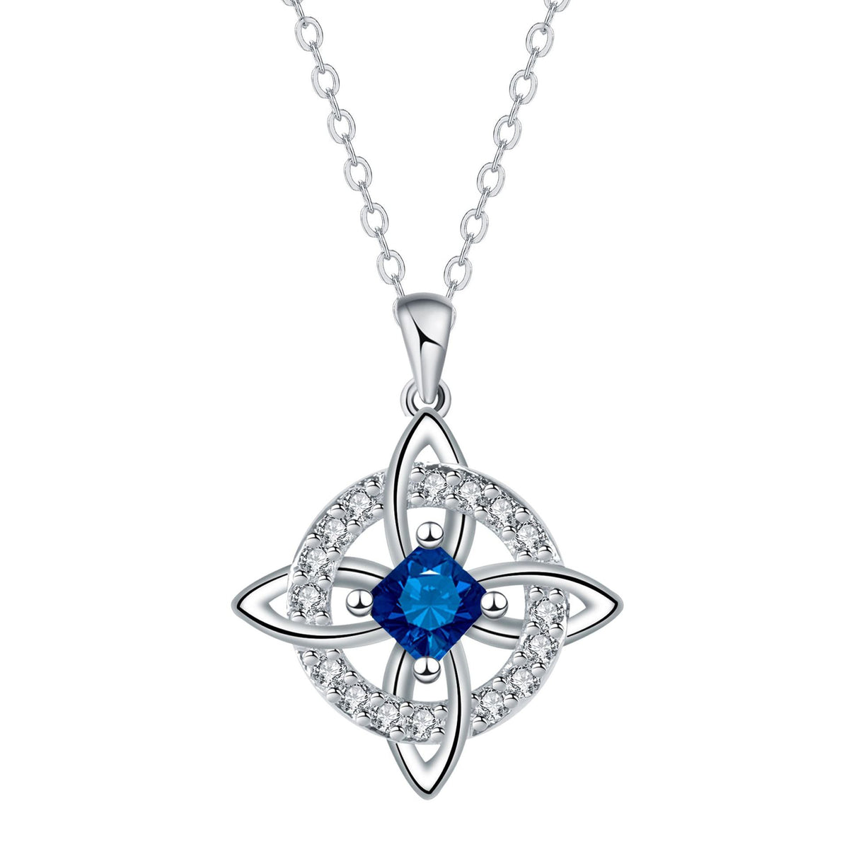 Mystical Necklace with a Birthstone and the Witches' Knot – Natural Crystal 🔮💞 Protect Your Loved Ones