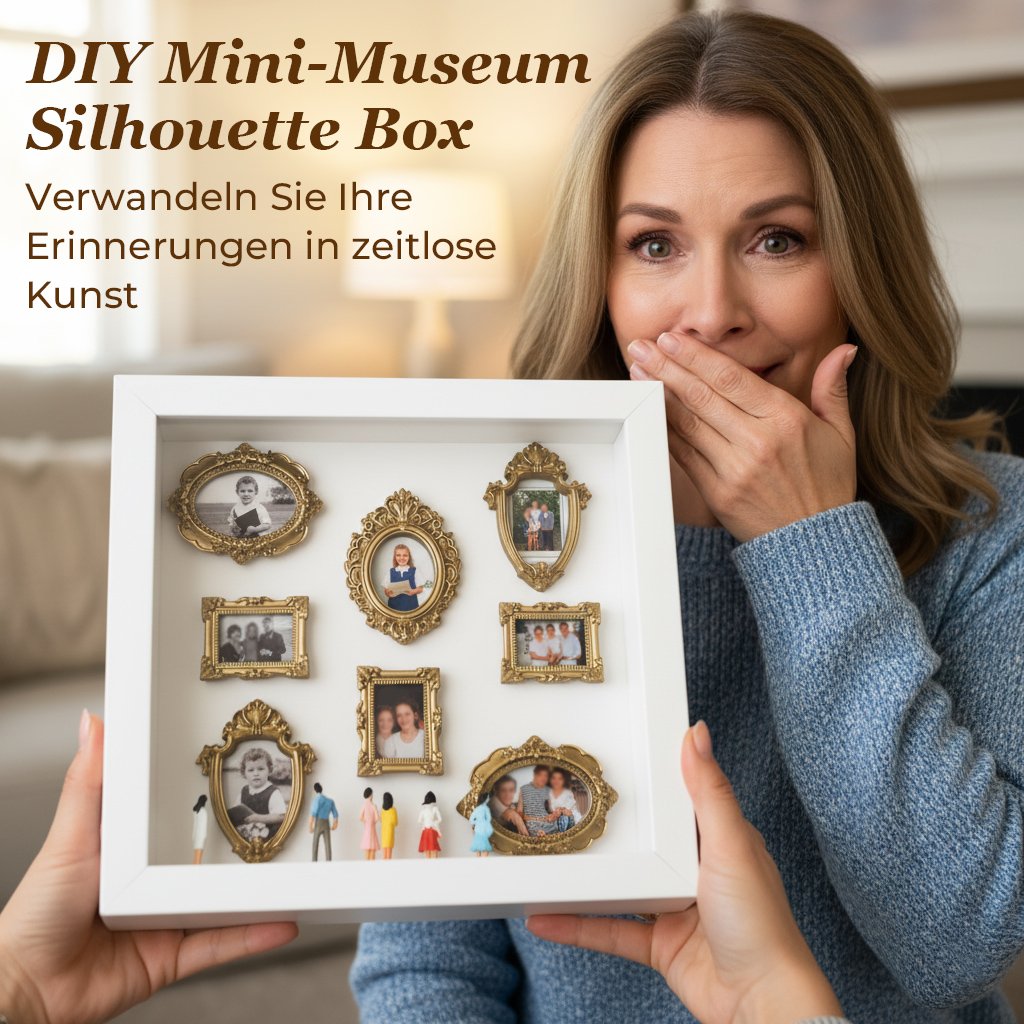 ✨DIY Mini Museum Silhouette Box – Celebrate your unique memories in style 💖