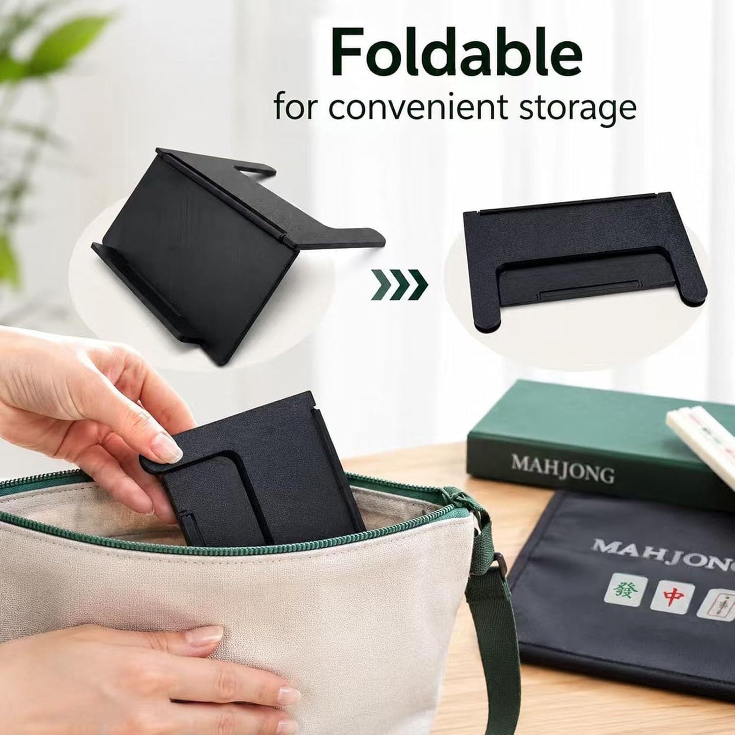 🔥Mahjong Card Holder - Free Mahjong Rule Cards