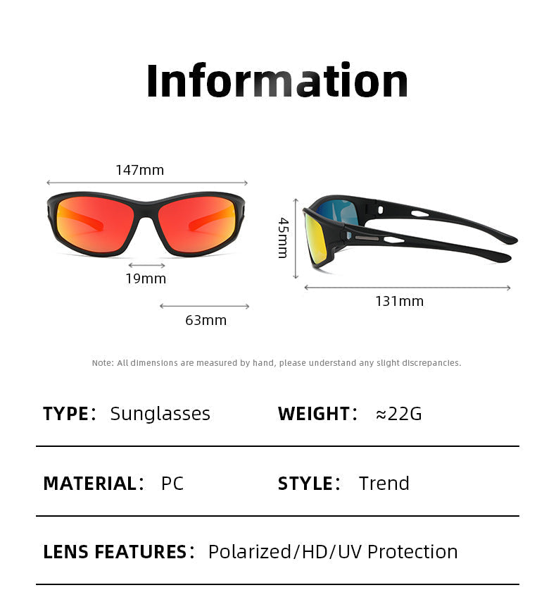 🕶️Polarized sports sunglasses for style-conscious men and women