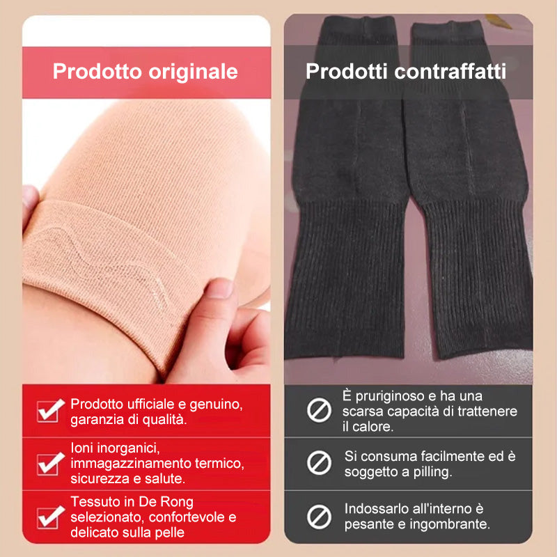Comfortable and thermally elastic long knee pads
