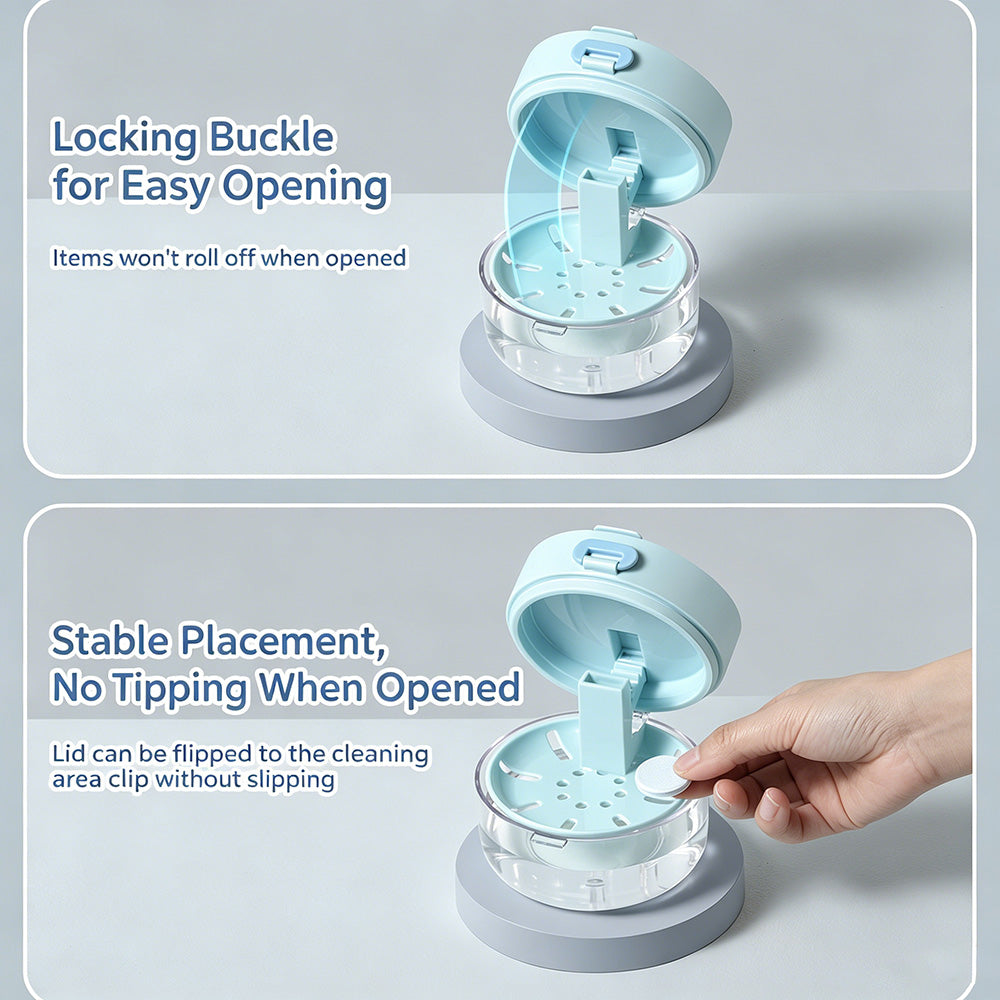 🦷Portable 3-in-1 Braces Retainer Container Case