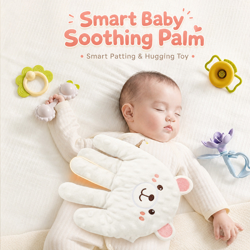 👶Smart Baby Soothing Palm - Smart Patting & Hugging Toy