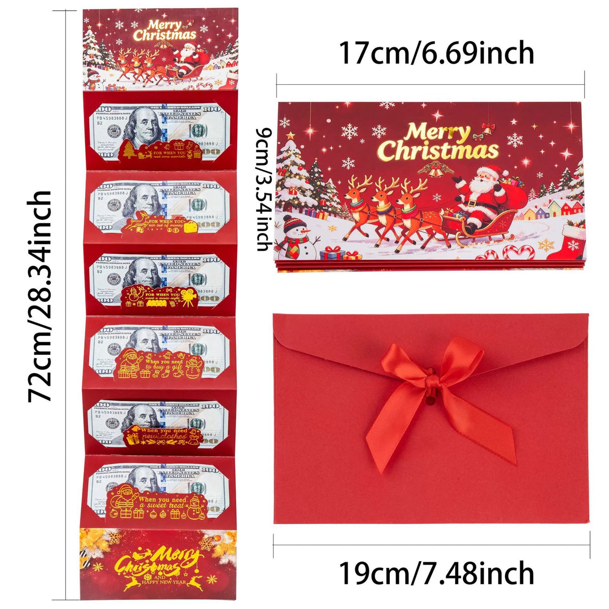 🎉Celebrate the Magic of Christmas | Surprise Money‐Gift Envelope 🎄💗