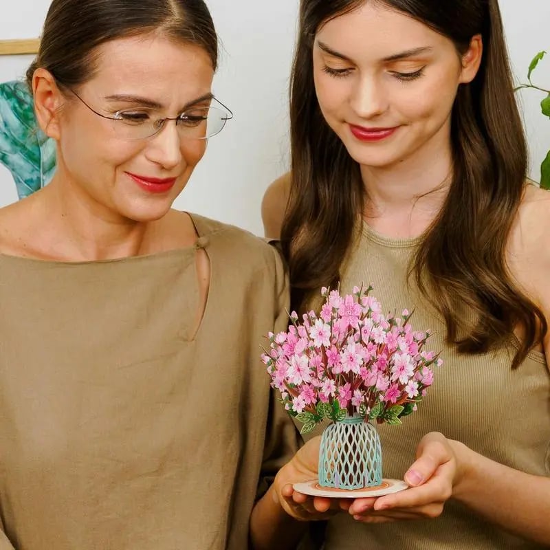 💌 Valentine’s Day Exclusive: 3D Cherry Blossom Pop-Up Card – The Ultimate Keepsake for Card Lovers ❤️
