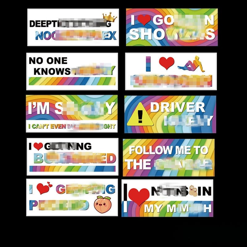 Special Offer: 49% off 🔥 10 bumper stickers