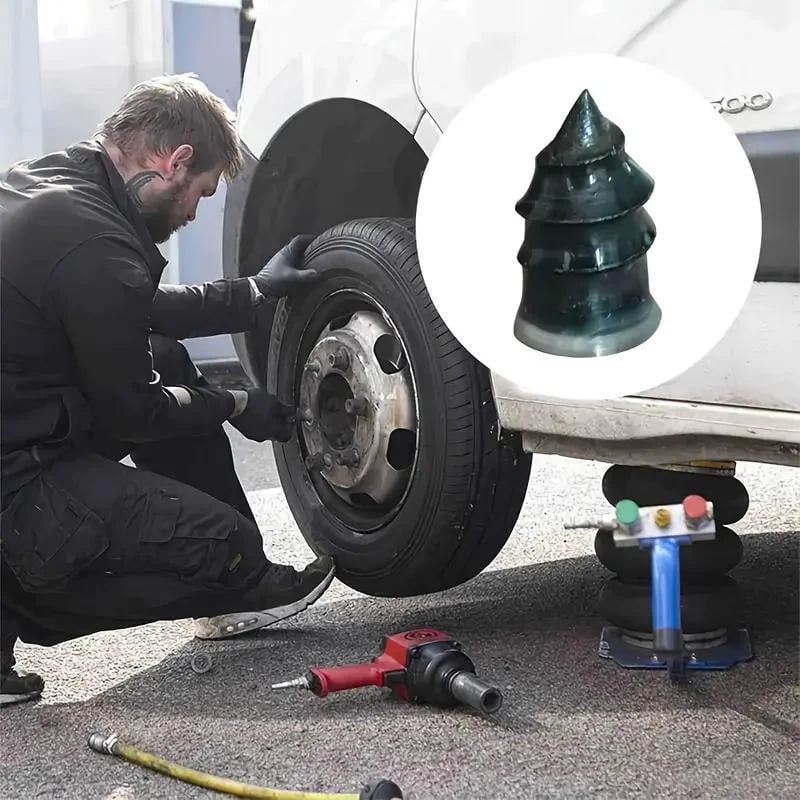 🎯【49% off on the last day】Explosion-proof tire repair rubber nails 🔧Free screwdriver