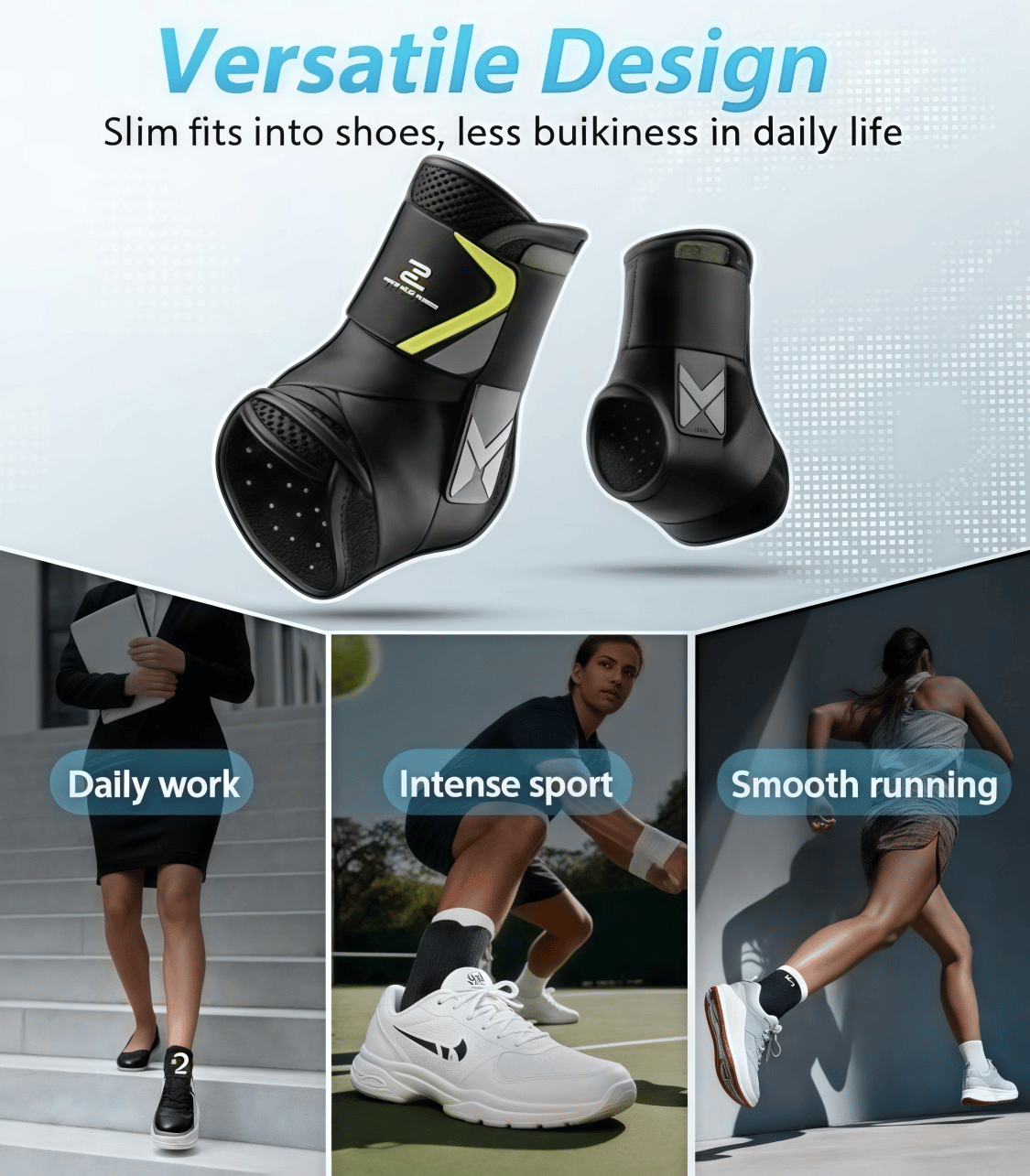 🔥Instant-Fit ankle support – side-stabilized, non-slip🎯