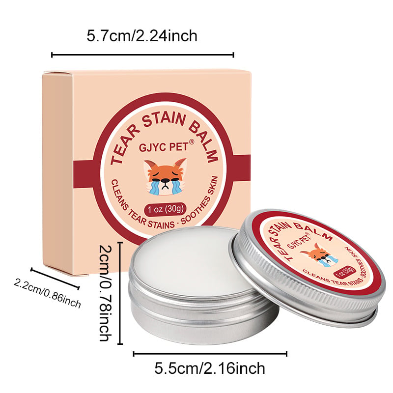 👀✨ GJYC PET Tear Stain Protection Cream & Brush Set 🐱🐶 for dogs & Cats
