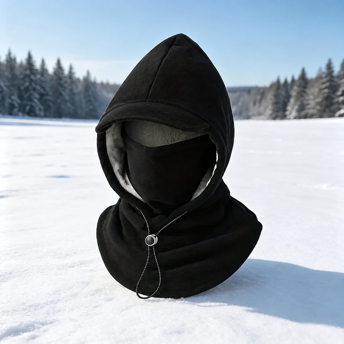 ❄️ Winter Thermal Face Mask Hood – Windproof Fleece Balaclava for Outdoor Activities