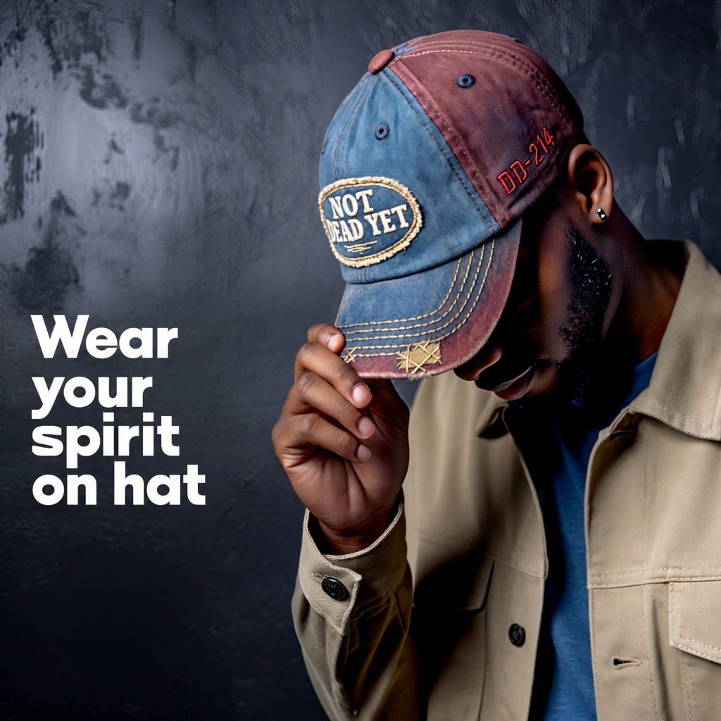 Not dead yet – a vintage baseball cap made from washed fabric