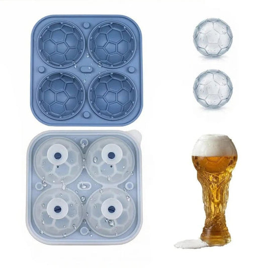 Silicone ice mold in football shape