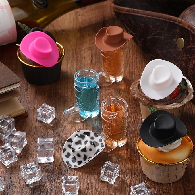 🤠Mini Hat & Boot Shot Glasses Set | The Cutest Little Cowboy Shot For Your Next Celebration