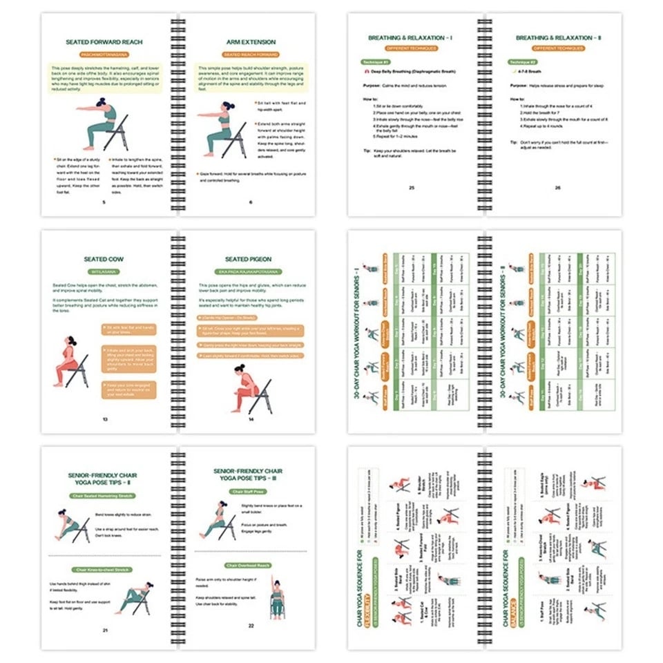 The Complete Guide to Chair Yoga for People Over 60: Over 40 Simple, Low-Impact Exercises to Regain Strength, Mobility, and Balance and Lose Weight