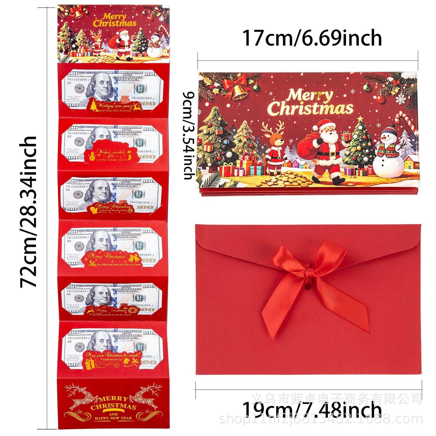 🎉Celebrate the Magic of Christmas | Surprise Money‐Gift Envelope 🎄💗