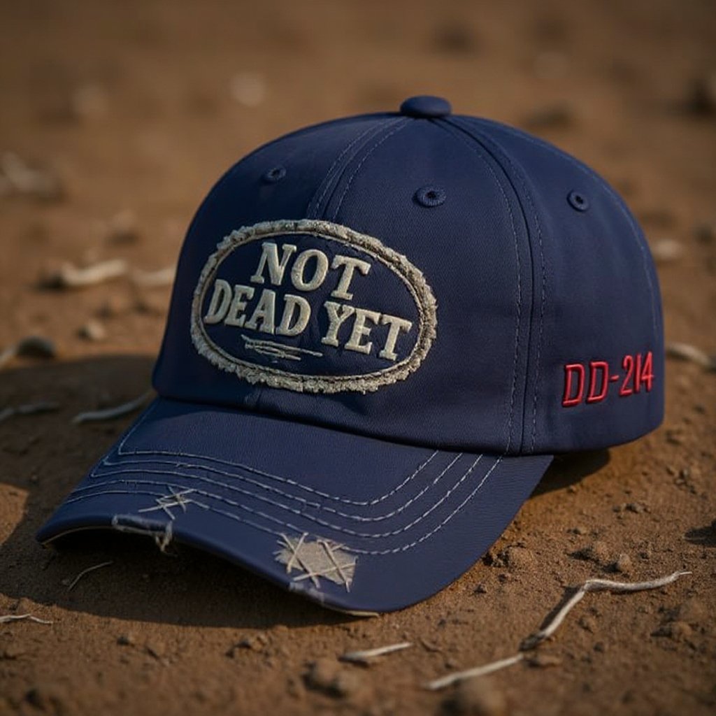 Not dead yet – a vintage baseball cap made from washed fabric
