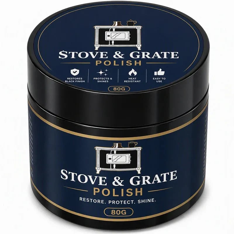 🏆Limited Time Sale 49% OFF🔧Cast Iron Stove Polish with Sponge