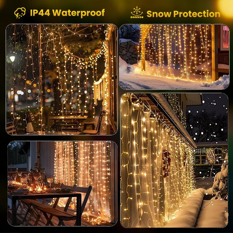 🎁Enjoy 49% off during the Christmas sale!🎅LED light string, USB-powered LED light curtain for gift wrapping