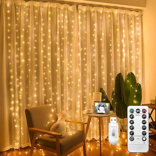 🎁Enjoy 49% off during the Christmas sale!🎅LED light string, USB-powered LED light curtain for gift wrapping
