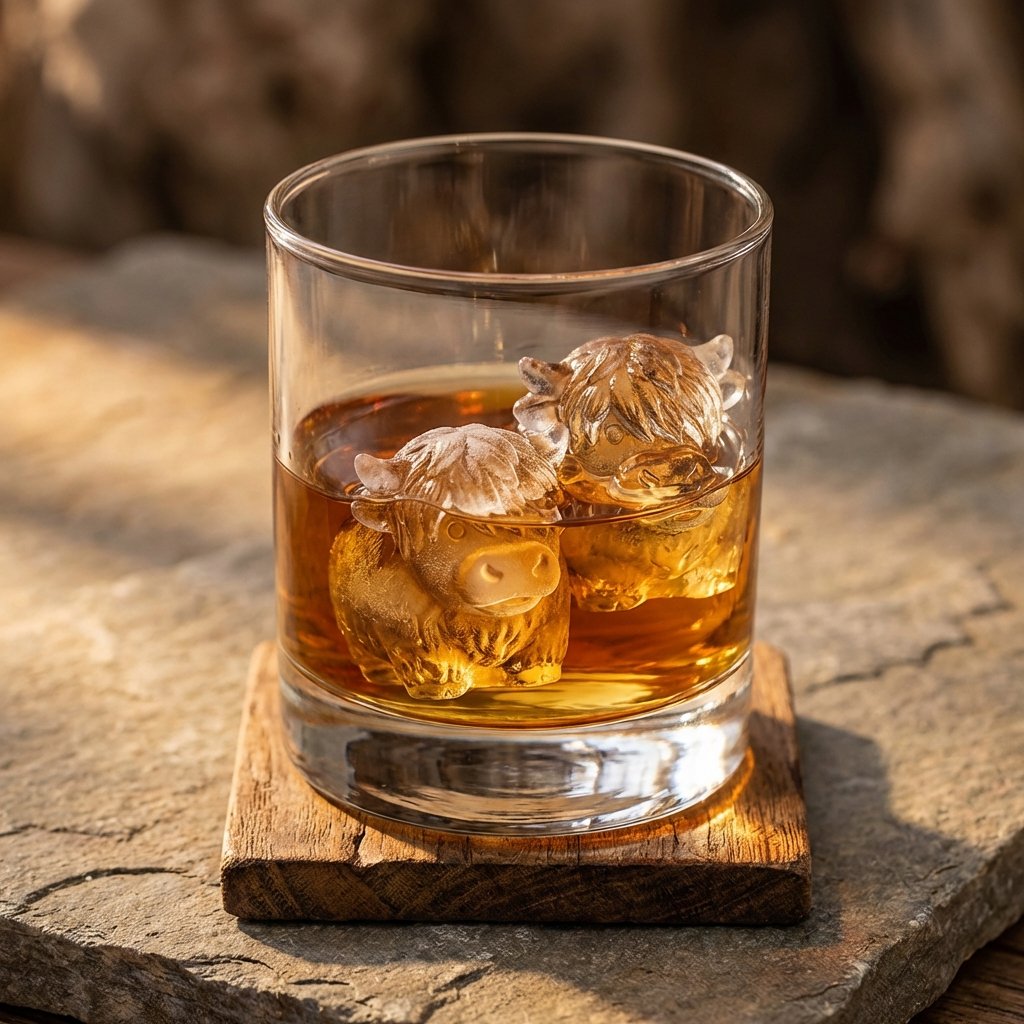 🐮 Mini Highland Cow ice cube tray and dessert mold 🧊🍪 Cute 3D ice cubes for drinks, parties, and gifts💕
