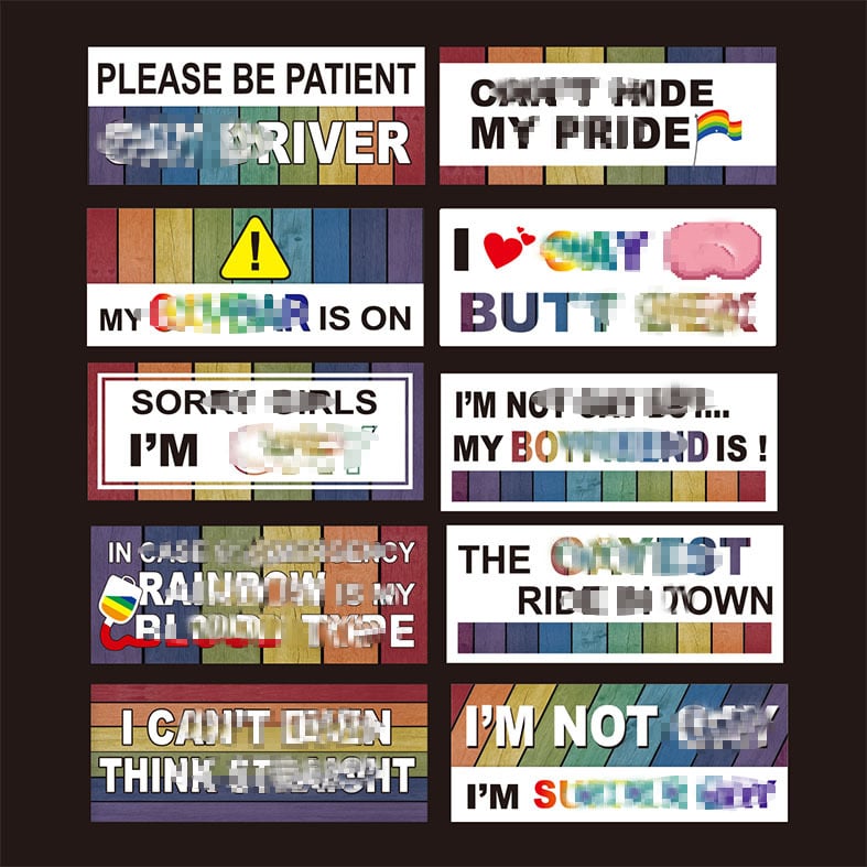 Special Offer: 49% off 🔥 10 bumper stickers