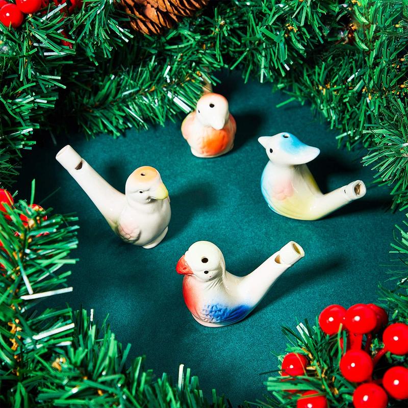 ⏰Last 4 hours Sale: Save 50%-🔥4 Pcs Ceramic Water Bird Whistles