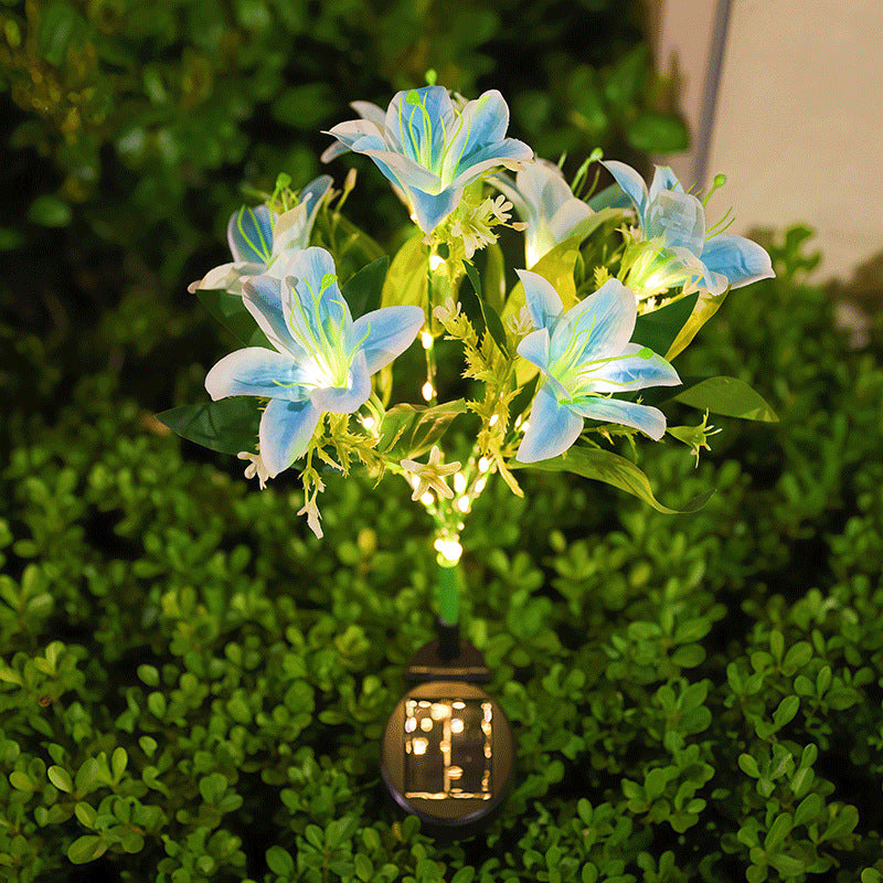 🌸Solar Flower Stake Lights - Waterproof Garden Decor