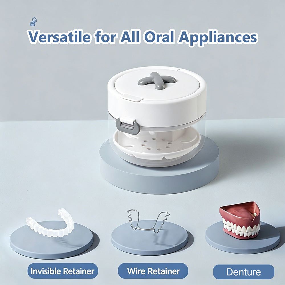 🦷Portable 3-in-1 Braces Retainer Container Case