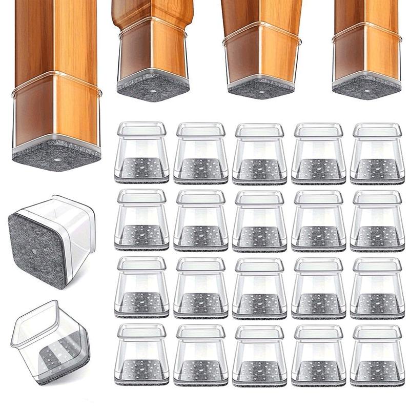 ✨ Universal rubber chair leg protectors – Suitable for all chair leg shapes, scratch-resistant and wear-resistant, the ultimate solution for protecting your floors.