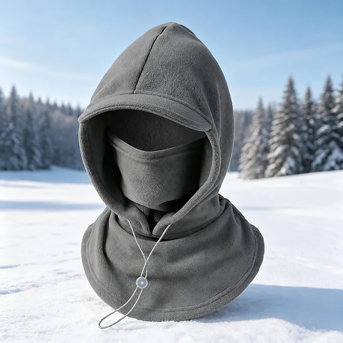 ❄️ Winter Thermal Face Mask Hood – Windproof Fleece Balaclava for Outdoor Activities