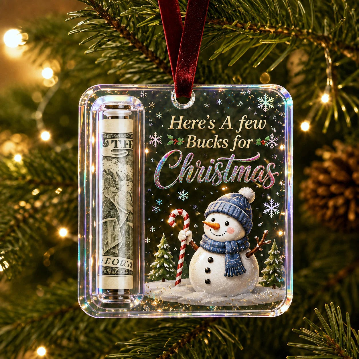 💵🎄 Christmas Gift Hanger – Turn money into a Christmas surprise (2pcs)