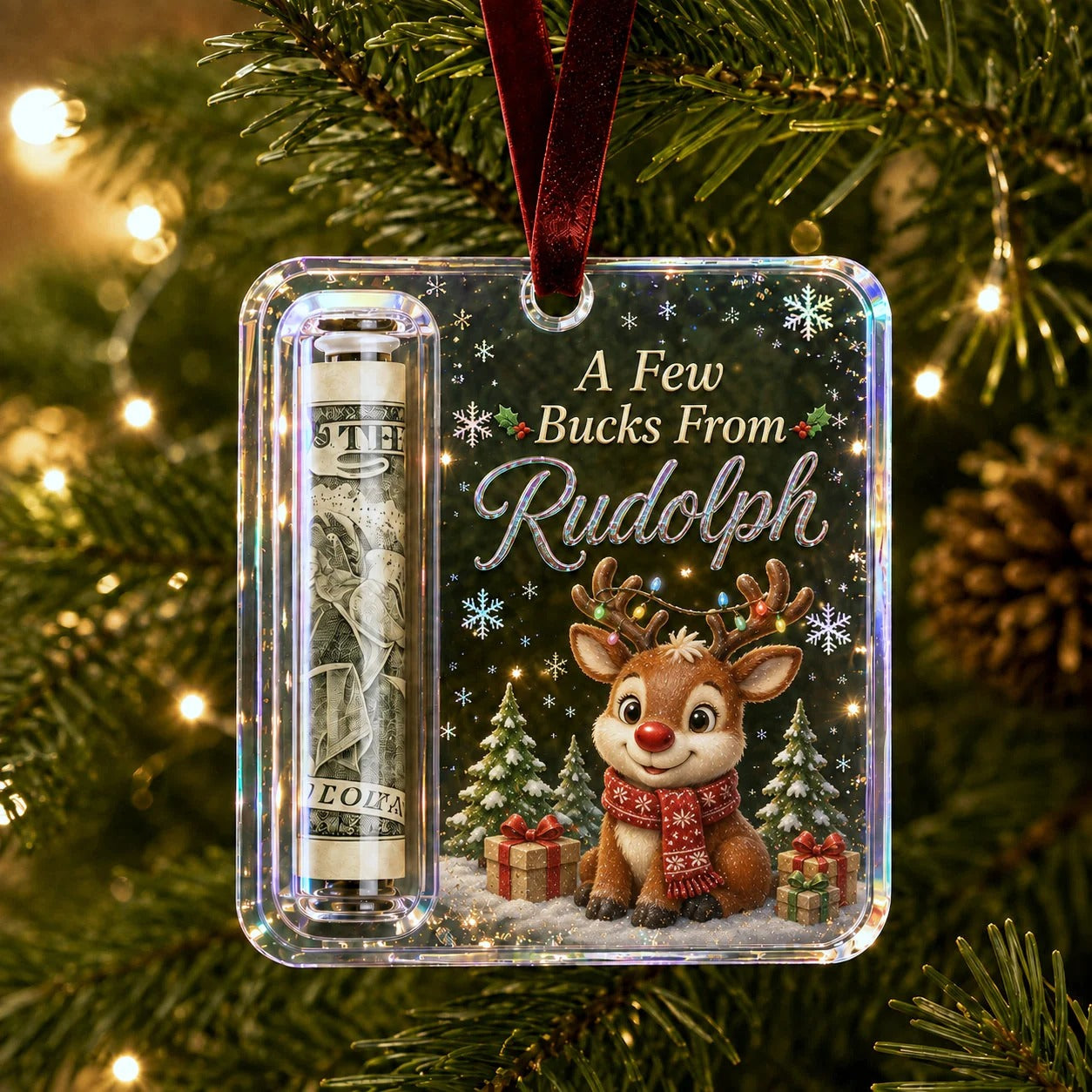 💵🎄 Christmas Gift Hanger – Turn money into a Christmas surprise (2pcs)