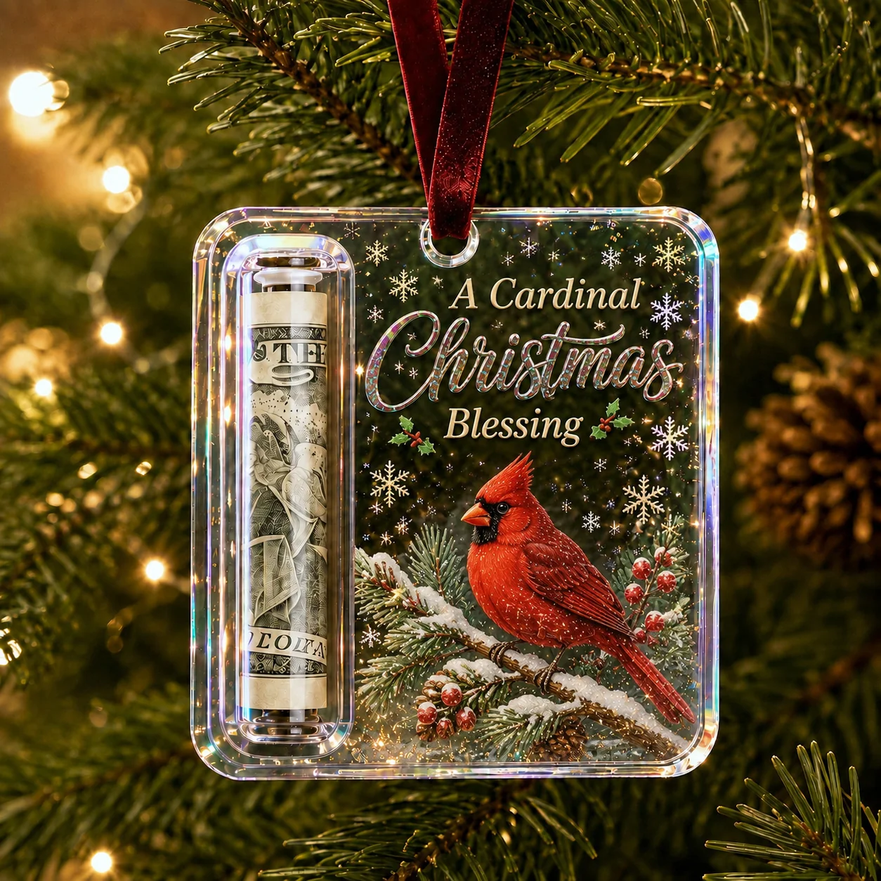 💵🎄 Christmas Gift Hanger – Turn money into a Christmas surprise (2pcs)