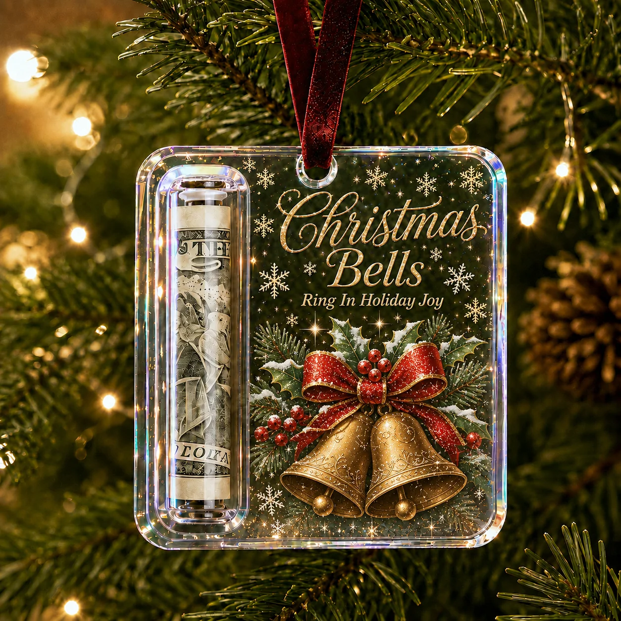 💵🎄 Christmas Gift Hanger – Turn money into a Christmas surprise (2pcs)