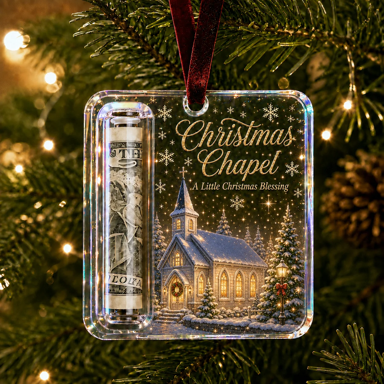 💵🎄 Christmas Gift Hanger – Turn money into a Christmas surprise (2pcs)