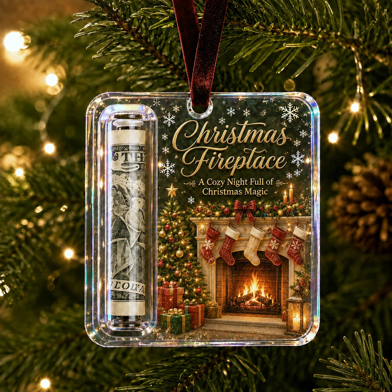 💵🎄 Christmas Gift Hanger – Turn money into a Christmas surprise (2pcs)