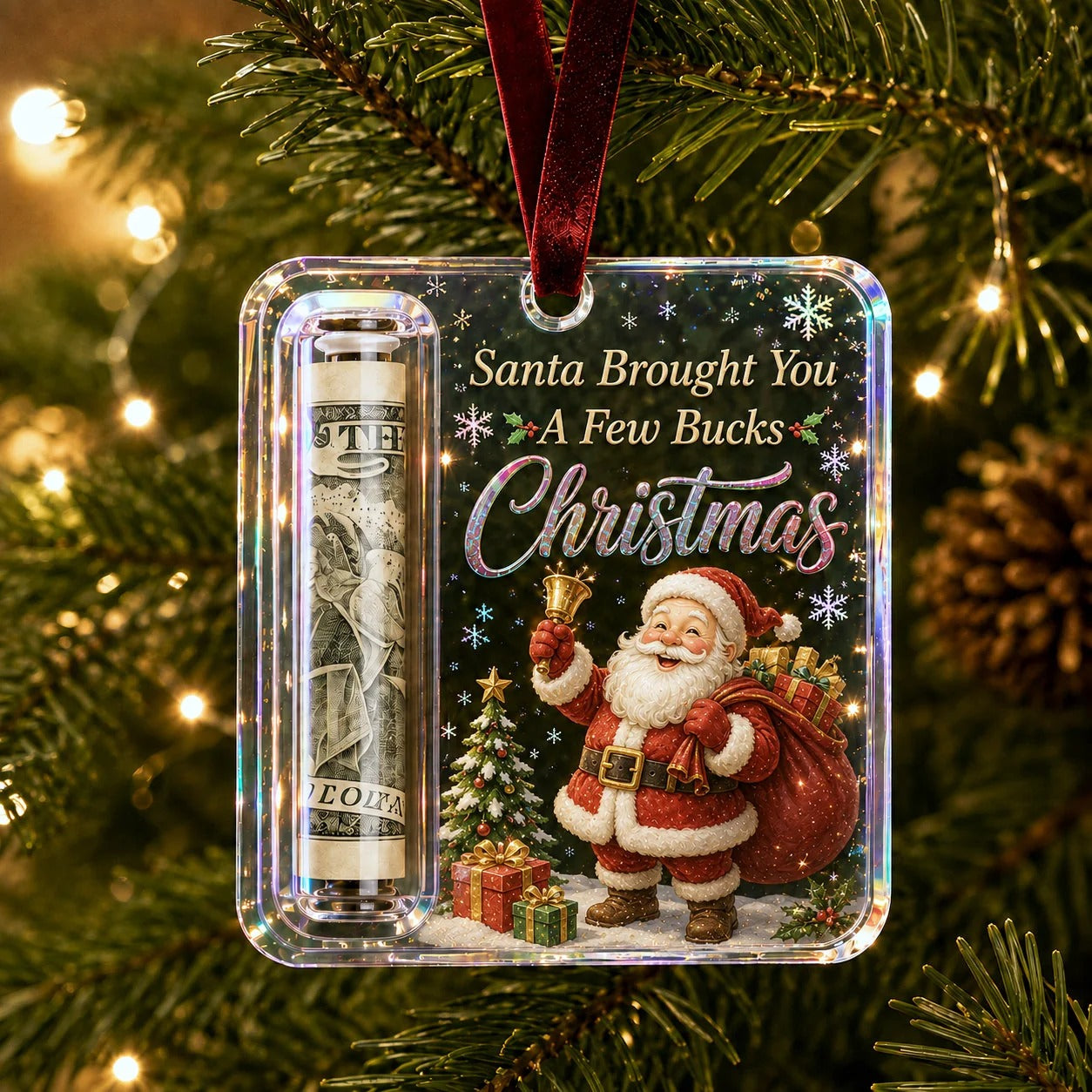 💵🎄 Christmas Gift Hanger – Turn money into a Christmas surprise (2pcs)