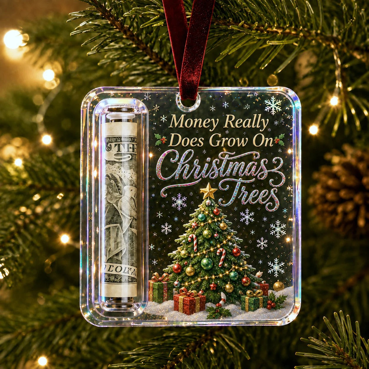 💵🎄 Christmas Gift Hanger – Turn money into a Christmas surprise (2pcs)