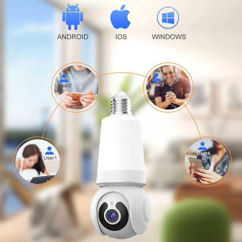 Smart Wi-Fi Surveillance Camera With Light