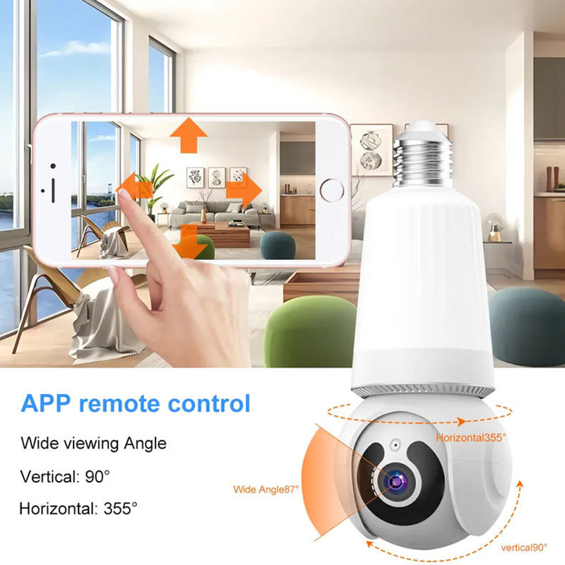 Smart Wi-Fi Surveillance Camera With Light