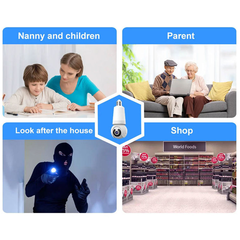 Smart Wi-Fi Surveillance Camera With Light