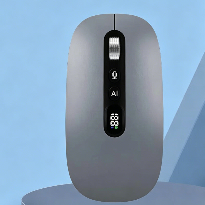 ⏳Time-Limited Special⏰AI Smart Voice Wireless Mouse Real-Time Translation, Silent Click  Boosts Productivity For Work & Study! ⚡🖱️💬