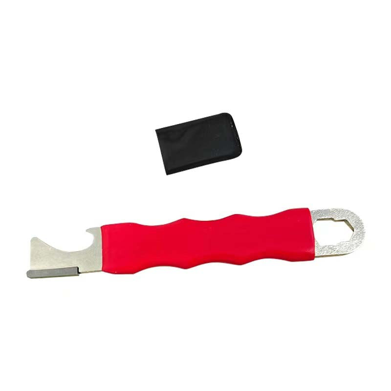 Multifunctional portable knife sharpener and bottle opener